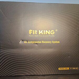 Fit King Upgraded Recovery System, Cordless Full Leg Massager, Model: FT-109A-M